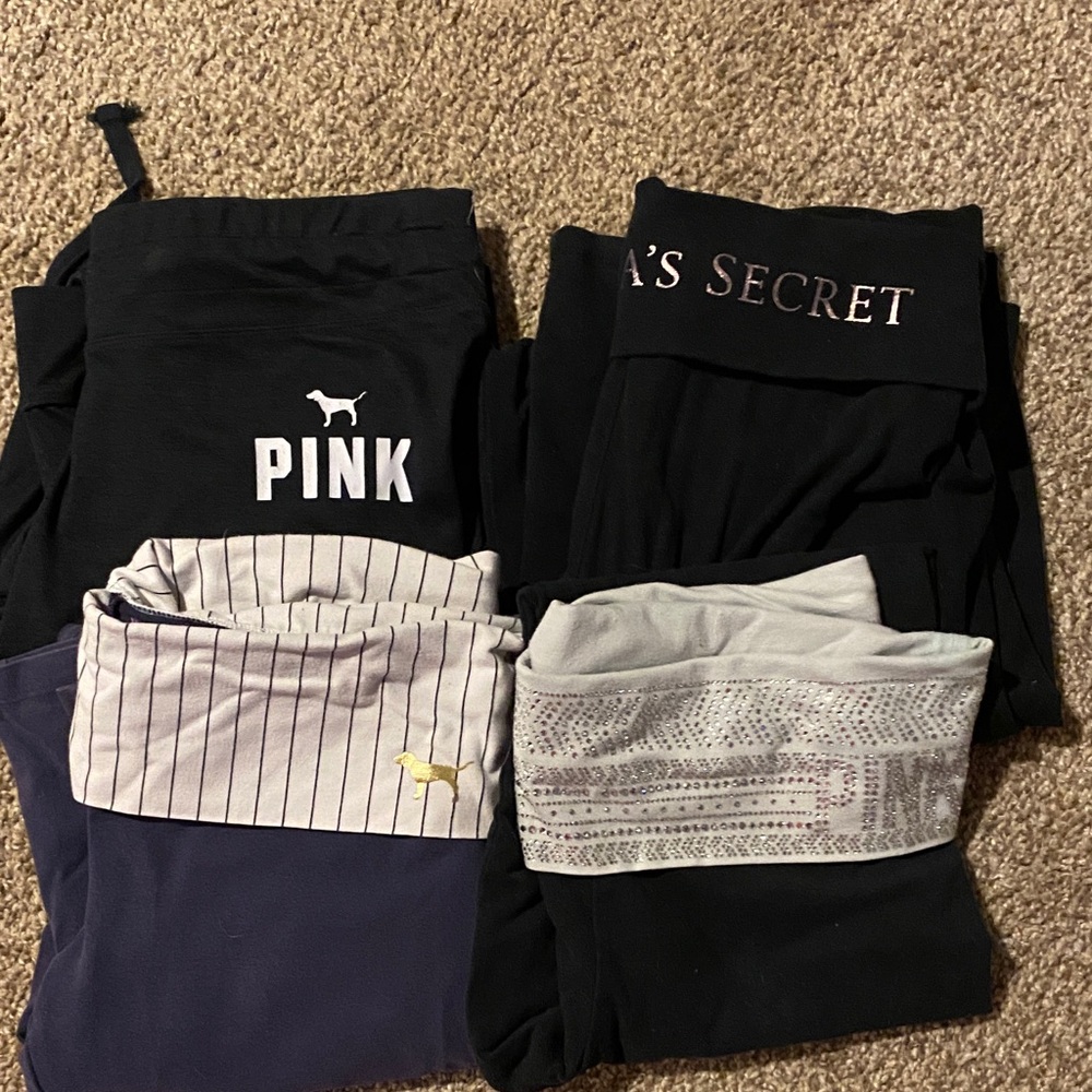 Victoria's Secret and PINK Leggings Collection - Black, Navy, Gray
